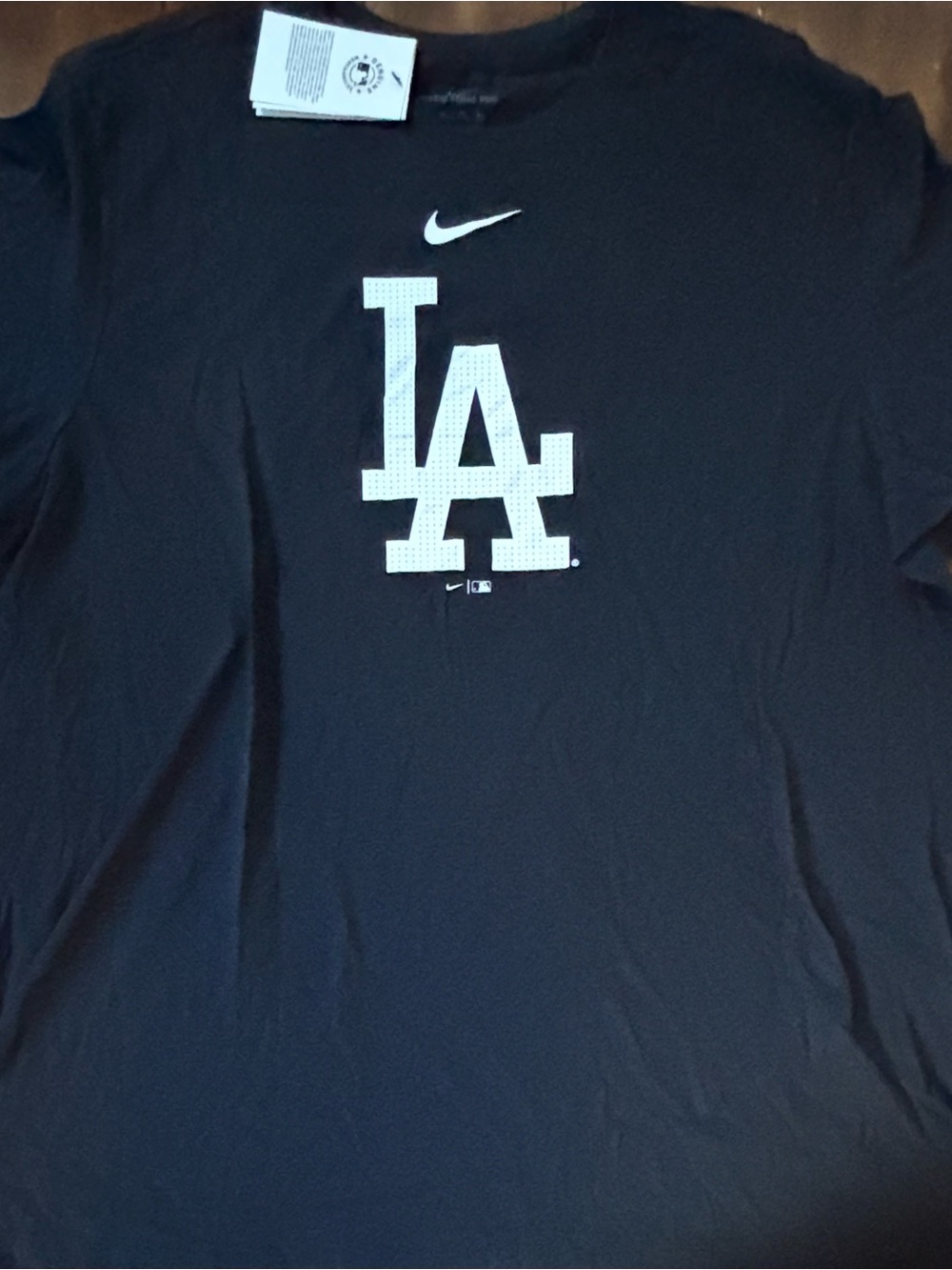 Los Angeles Dodgers Nike Black T Shirt Size XXL NWT